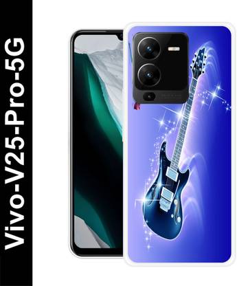 JSSIS Back Cover for Vivo V25 Pro 5G ( GUITER,LOVE,ROMATIC PRINT) PRINTED BACK COVER