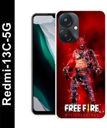 MD CASES ZONE Back Cover for Redmi 13C 5G / 23124RN87I Free fire joker Mobile Back Cover
