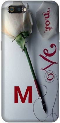 फोन waley.com Back Cover Realme C2 , RMX1941 ,M letter,M name M word , Printed Back Cover के लिए