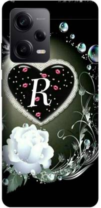 VS PRINT LINK Back Cover for Redmi Note 12 Pro 5G,MZBOCXQIN,R letter,R name,R word,Printed,ALPHABET