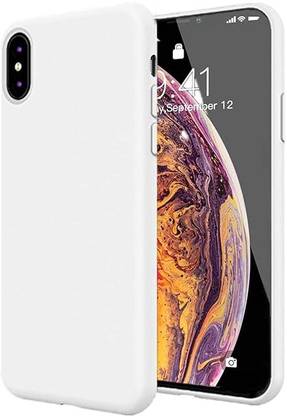 Caseworm Back Cover for iphone X Silicon Cover - White