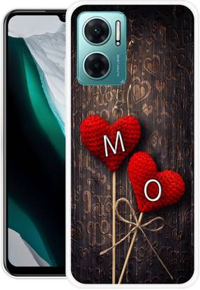 INTELLIZE Back Cover for REDMI 11 Prime MO, M LOVE O, O LOVE M, M LETTER, O LETTER, MO NAME