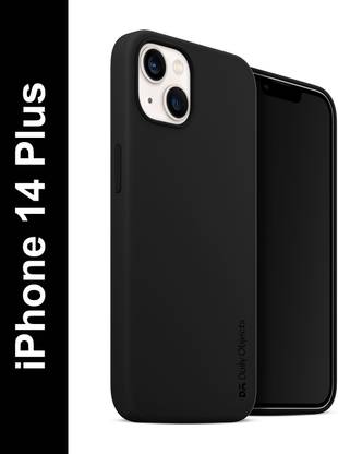 DailyObjects Black Flekt Silicone Back Cover for Apple iPhone 14 Plus