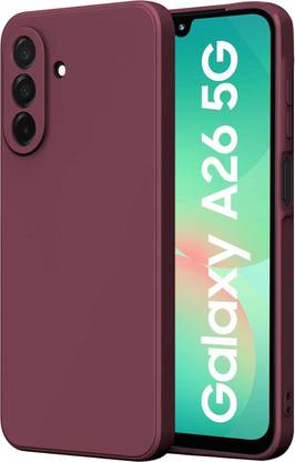 VONZEE Back Cover for Samsung A26 5G, Silky-Soft Full-Body Protective Phone Case, Shockproof Cover