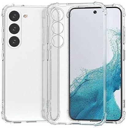 CoverX Back Cover for Samsung Galaxy S23 Crystal Clear Silicone Transparent Bumper Case
