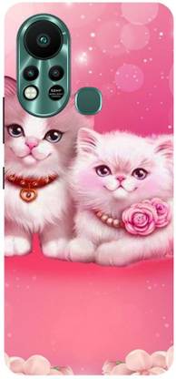 Wall Art Back Cover for INFINIX HOT 11s Gatinhos Fofos , Baby cats, Cute Animals Printed