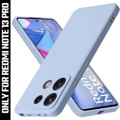 VONZEE Back Cover for Xiaomi Redmi Note 13 Pro 3 Layer Liquid Silicone Full Body Protection Microfiber Case