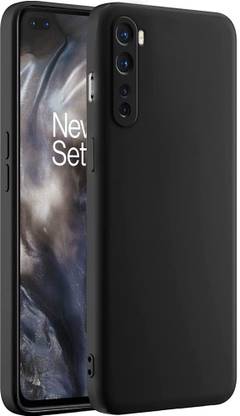 sadgatih Back Cover for Rugged Carbon Fibre TPU Armor Back Cover Case for OnePlus Nord (2020) (Black)