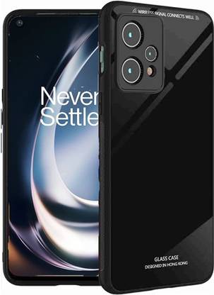 MOBILOVE Back Cover for OnePlus Nord CE 2 Lite 5G | Luxury Toughened Glass With Shockproof Soft Silicone Side Case