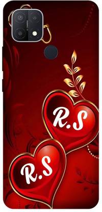 PHONE WALEY.COM Back Cover for OPPO A15 , CPH2185 , RS, R LOVES, S NAME, RS Love Printed