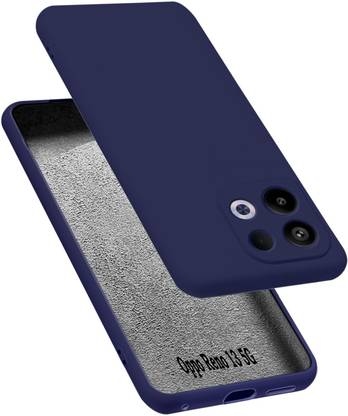 MOBIDEER Back Cover for OPPO Reno 13 5G, Matte Rubberized Soft Silicone Protective Cloth Inside