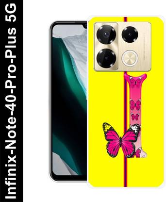 LUCKY MOBI.COM Back Cover for Infinix Note 40 Pro Plus 5G I NAME, I LOVE, I ALPHABET, I LETTER NAME