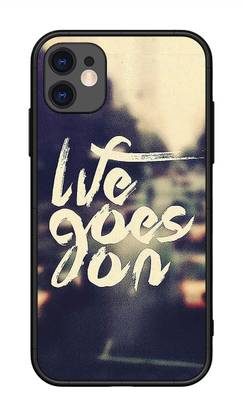 Absinthe Back Cover for Apple iPhone 11 Happy Moment Life Positve Quote