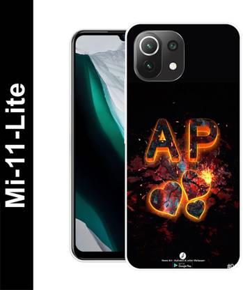 SARTOOLIYA Back Cover for Mi 11 Lite, AP NAME, AP LOVE, AP ALPHABET, AP LETTER NAME