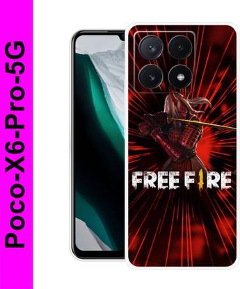 MD CASES ZONE Back Cover for Poco X6 Pro 5G/MZB0G3VIN game free fire Joker Mobile Back Cover
