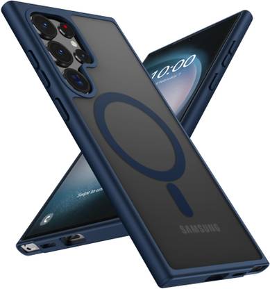 TYSSCHO Back Cover for Galaxy S24 Ultra MagneticFull Camera Protection Slim Wireless Anti-Scratch Matte Case
