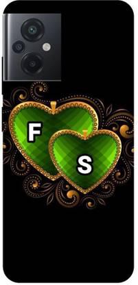 ThePrintlink Back Cover for Poco M5, F S, F LOVE S, F S NAME, F S ALPHABET, LOVE