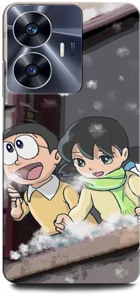 ORBIQE Back Cover for Vivo Y02 DORAEMON, NOBITA, CARTOON, FUNNY, CUTE, DORAEMON