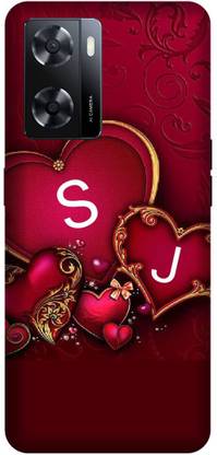 3D U PRINT Back Cover for OPPO A57,CPH2387,SJ,S LOVE J,SJ NAME,SJ LETTER,SJ ALPHABET