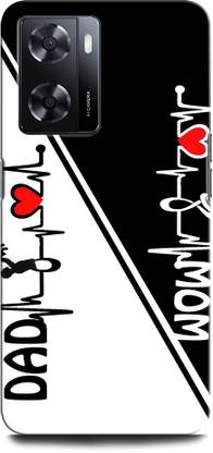 INTELLIZE Back Cover for OPPO A77s MOTHER, MAA, FATHER, LIFE LINE, MAA PAA LOVE, FATHER LOVE
