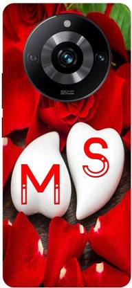 JUGGA Back Cover for realme 11 Pro 5G, M LOVES S NAME,M NAME, S LETTER, ALPHABET,M LOVE S NAME