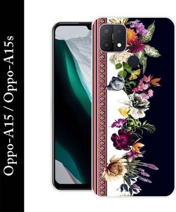 artocus Back Cover for OPPO A15/ OPPO A15S Flower,Painting printed back cover