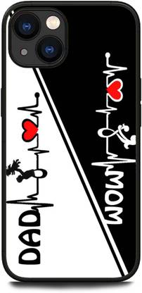 WallCraft Back Cover for APPLE iPhone 15 MOM, DAD, MOTHER, MAA, FATHER, LIFE LINE MOM DAD