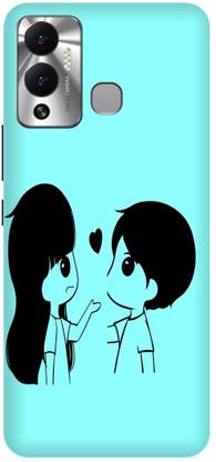 FRONK Back Cover for Infinix HOT 12 Play, X6816C, LOVE, COUPLE, LOVERS, BOY, GIRL, VALENTINE, LOVERS