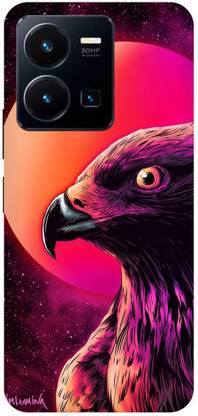 BYXIS Back Cover for Vivo Y35 Eagle, Dark, Illuminati, Cool1556