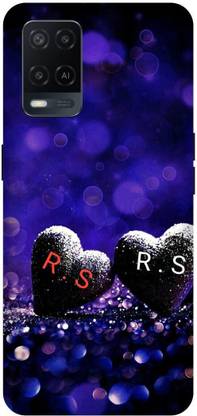 VS PRINT LINK Back Cover for OPPO A54 \ CPH2239 \ RS, R LOVES S, RS NAME, RS Love Printed