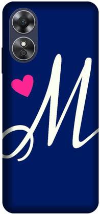 PHONE WALEY.COM Back Cover for OPPO A17,CPH2477,M letter,M name M word,ALPHABET