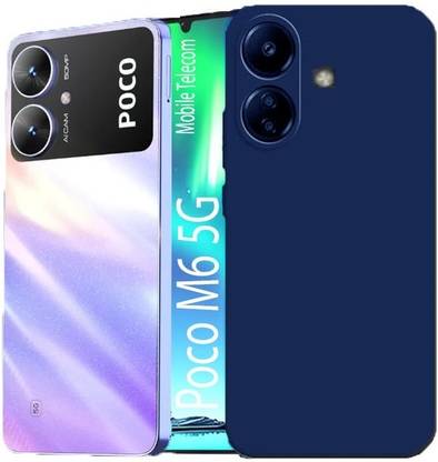 S-Gripline Back Cover for Poco M6 5G, Premium inner Soft Microfiber Cloth Cushion Lining Premium Rubberised Candy Case