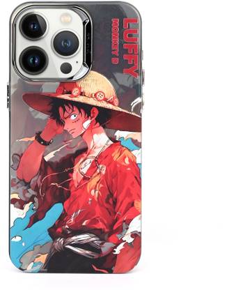 MS-Shield Back Cover for Apple iPhone 13 Pro Max, 3D Anime one piece Luffy Embossed Soft Back Case