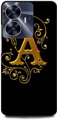 ORBIQE Back Cover for Vivo Y02T A, A LETTER, A ALPHABET, DESIGN