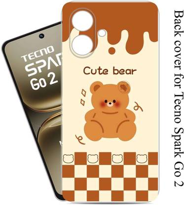 Flaminto Back Cover for Tecno Spark Go 2 For Cute Girls Back Cover