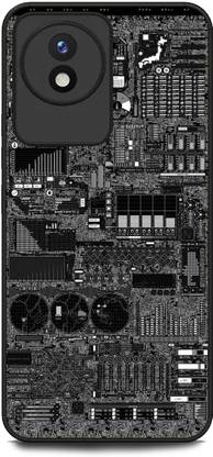 INDICRAFT Back Cover for Vivo Y02T ( TECHNOLOGY, MACHINE, COMPUTER, CHIP, ROBOT )