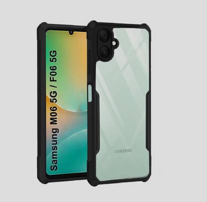Mersal Back Cover for Samsung Galaxy M06 5G, Clear Case with Camera Protection