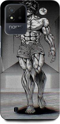 INTERWEY Back Cover for REALME NARZO 50I BAKI HANMA, ANIMATED CHARACTER, ANIME, BODYBUILDER