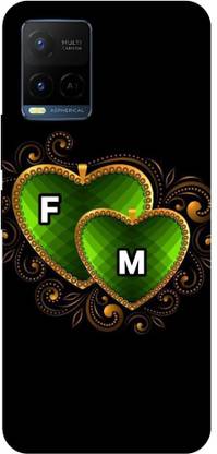 ThePrintlink Back Cover for Vivo Y33T, V2146, F M, F LOVE M, F M NAME, F M ALPHABET, LOVE