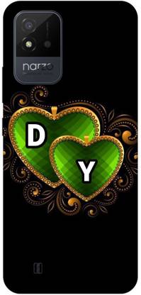 ThePrintlink Back Cover for Realme Narzo 50i, RMX3231, D Y, D LOVE Y, D Y NAME, D Y ALPHABET, LOVE
