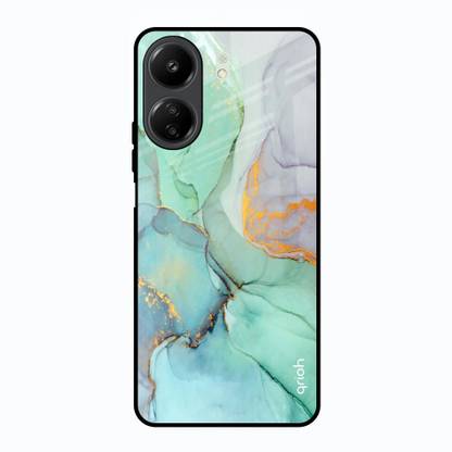QRIOH Glass Back Cover for Redmi 13C
