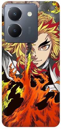 Vinsmoke Back Cover for Vivo Y36 Rengoku Cover, Demon Slayer cover, Anime Cover