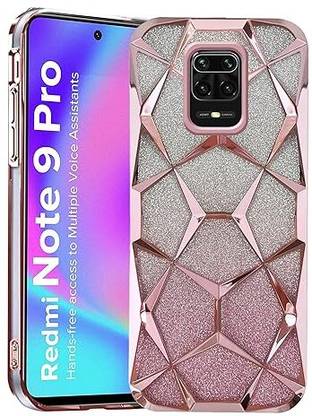 Kosher Traders Back Cover for Xiaomi Redmi Note 9 Pro ( Luxury Plating Diamond Gradient Glitter Case )