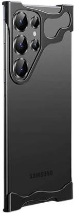 MILLION CASES Back Cover for Samsung Galaxy S24 Ultra Titanium Frame Luxury Bumper Case