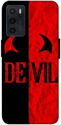 LUCKY MOBI.COM Back Cover for Oppo A16 ( DEVIL WALLPAPER) PRINTED BACK COVER