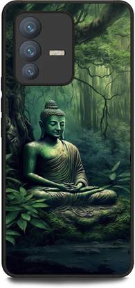 INDICRAFT Back Cover for Vivo V23 Pro 5G (GAUTAMA BUDDHA, GOD, LORD, ABSTRACT ART, PANTING )