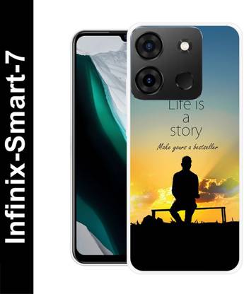 DEVLIYACASE Back Cover for Infinix Smart 7 BLACK BOY, SAD, LOVE