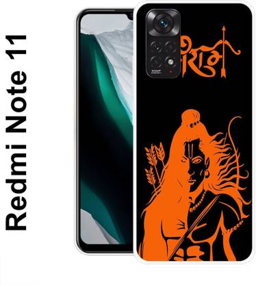 FEBOS Back Cover for Redmi Note 11, Jai, Shree, Ram, Bhagva, Bhakt, 30