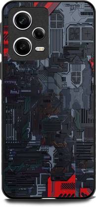 वॉलक्राफ्ट REDMI Note 12 5G TECH M7, ABSTRACT, COMPUTER, CYBER, METAL, MOTHERBOARD, ROBOTIC के लिए