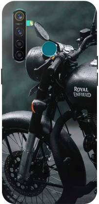 ADZIRE Back Cover for realme 5 Pro, RMX1971, ROYAL, ENFIELD, BULLET, BIKE, LOVER, RACER